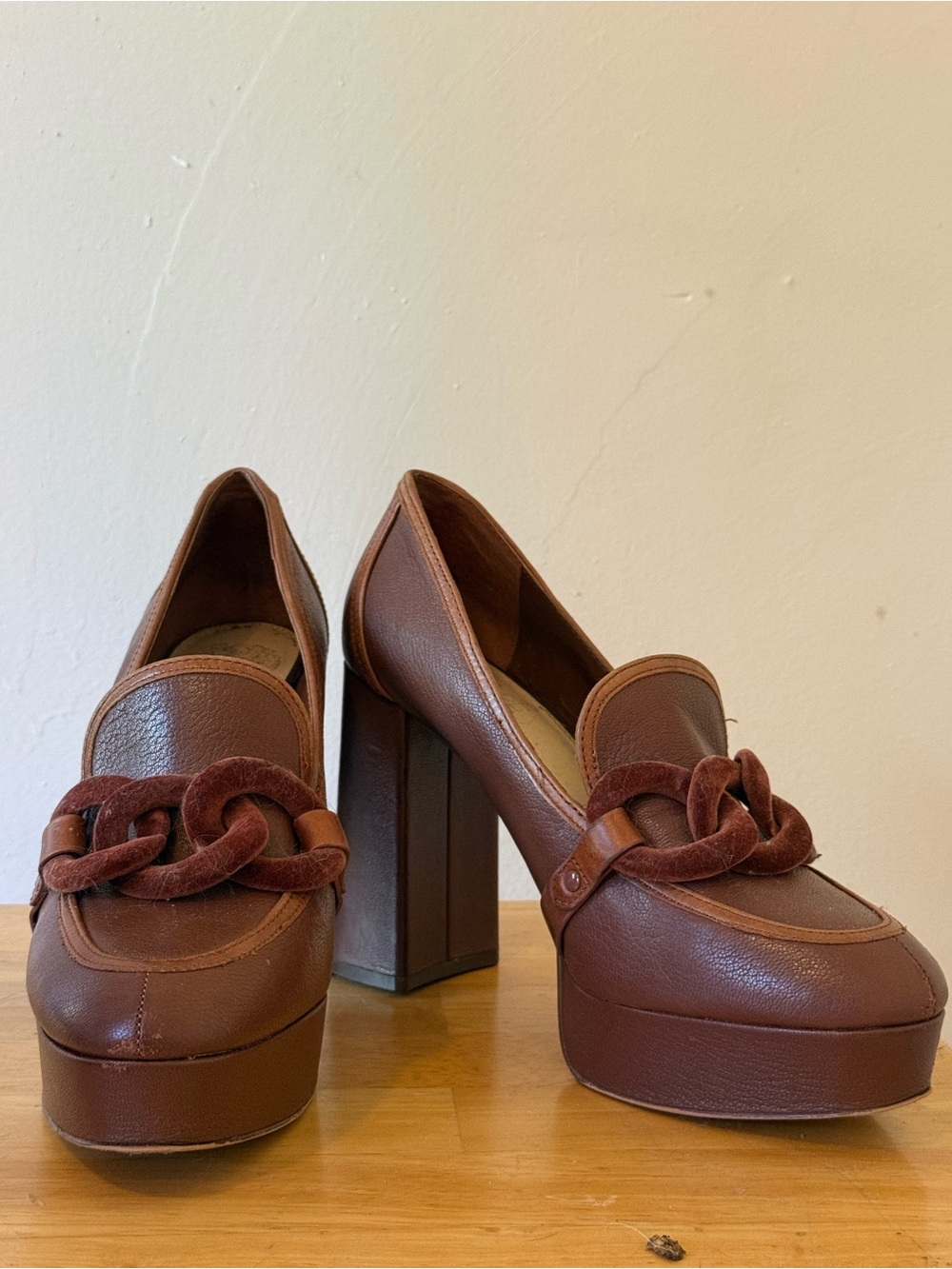 Vince Camuto Gathie Platform Loafer Clogs 8M/39